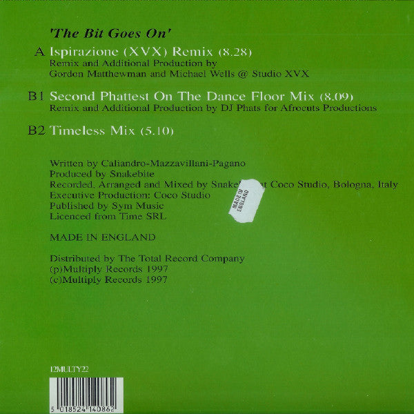 Snakebite : The Bit Goes On (12", Single)