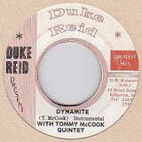 Hopeton Lewis / Tommy McCook Quintet : Festival Winner 1970 Boom-Sha-Ka-Lacka / Dynamite (7", RE)