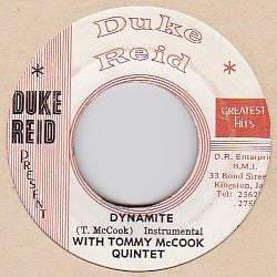 Hopeton Lewis / Tommy McCook Quintet : Festival Winner 1970 Boom-Sha-Ka-Lacka / Dynamite (7", RE)