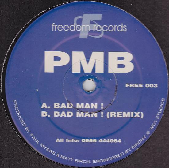 PMB (2) : Bad Man ! (12")