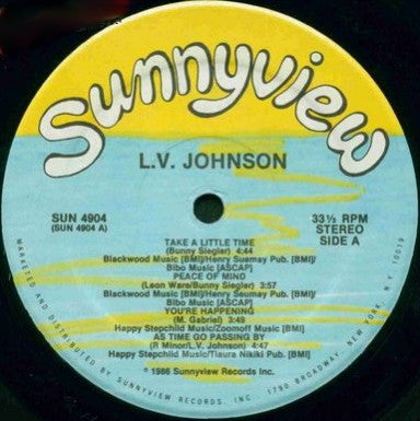 L. V. Johnson : All Night Party (LP, Album)