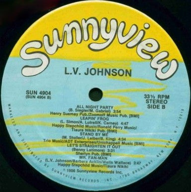L. V. Johnson : All Night Party (LP, Album)