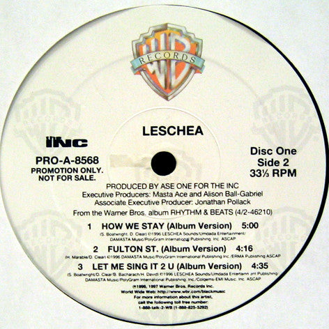 Leschea : Rhythm & Beats (2xLP, Promo)