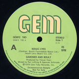 Gardner And Boult : Magic Eyes (12", Single, Promo)