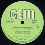 Gardner And Boult : Magic Eyes (12", Single, Promo)