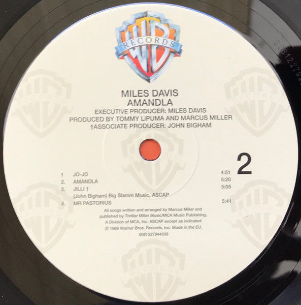 Miles Davis : Amandla (LP, Album, RE, 180)