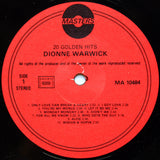 Dionne Warwick : 20 Golden Hits, The Dionne Warwick Collection (LP, Comp)