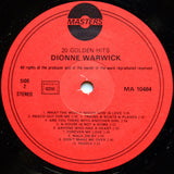 Dionne Warwick : 20 Golden Hits, The Dionne Warwick Collection (LP, Comp)