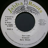 Barry Brown : Spot Light (7", Bla)