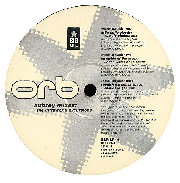 The Orb : Aubrey Mixes: The Ultraworld Excursions (LP, Album, Ltd)