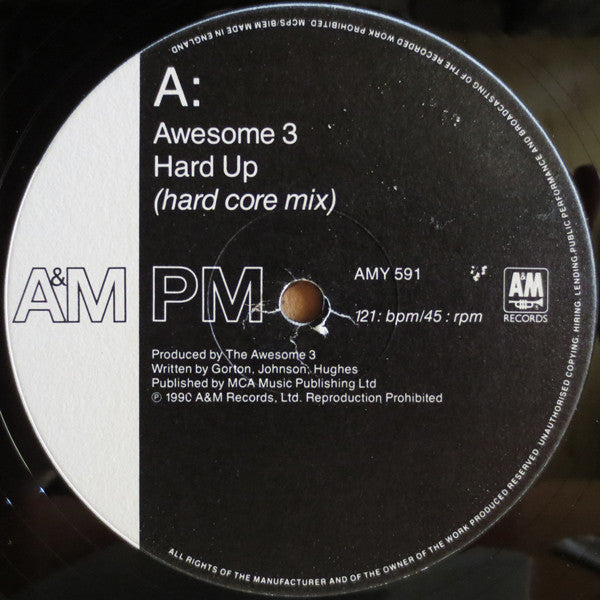 Awesome 3 : Hard Up (12")