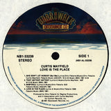 Curtis Mayfield : Love Is The Place (LP, Album, Ter)
