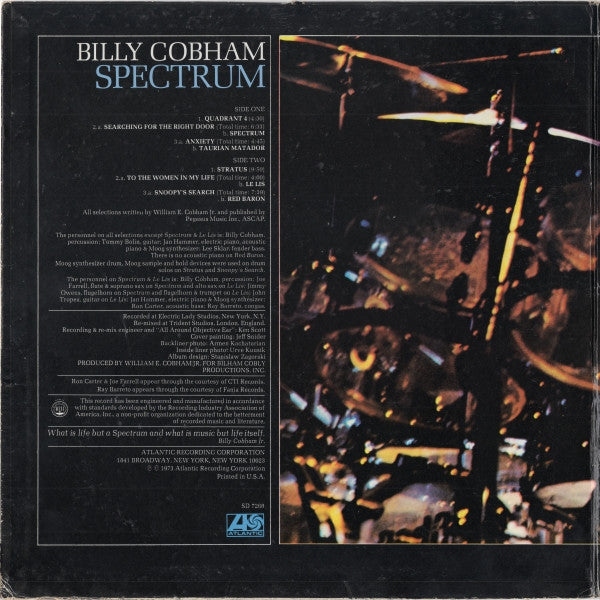 Billy Cobham : Spectrum (LP, Album, Gat)