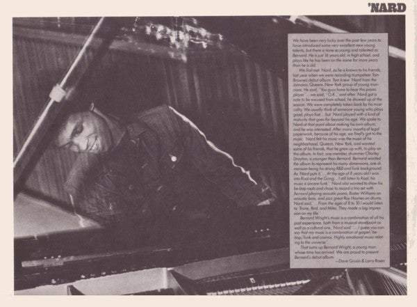 Bernard Wright : 'Nard (LP, Album, Pit)