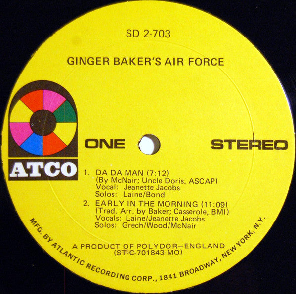 Ginger Baker's Air Force : Ginger Baker's Air Force (2xLP, Album, Gat)