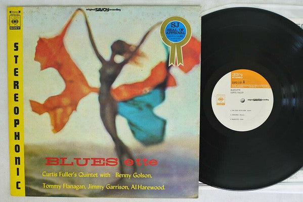 Curtis Fuller's Quintet  With Benny Golson, Tommy Flanagan, Jimmy Garrison, Al Harewood : Blues-ette (LP, Album, RE)