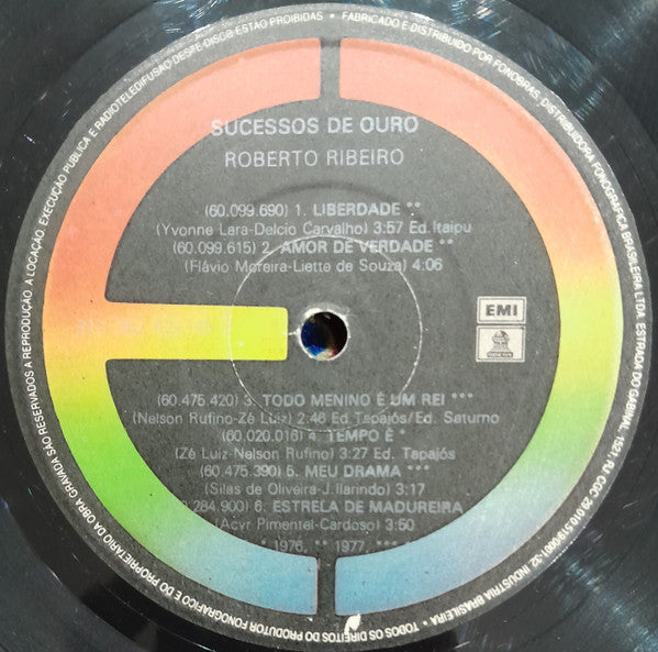 Roberto Ribeiro : Sucessos De Ouro (LP, Comp, RE)