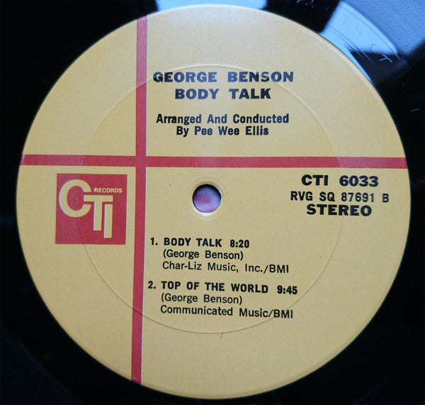 George Benson : Body Talk (LP, Album, Ter)