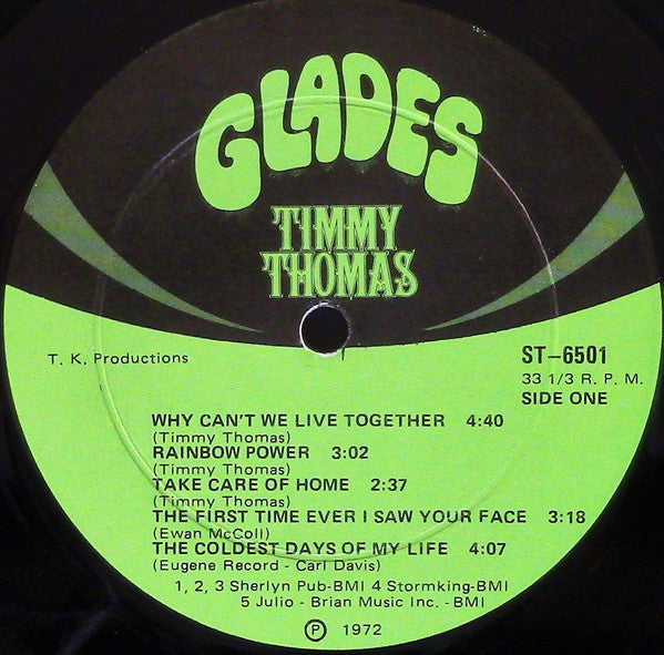 Timmy Thomas : Why Can't We Live Together (LP, Album)