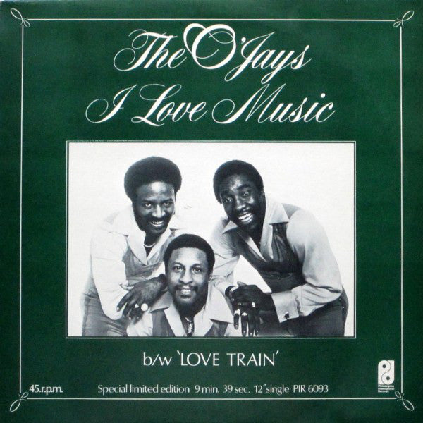 The O'Jays : I Love Music (12", Ltd)