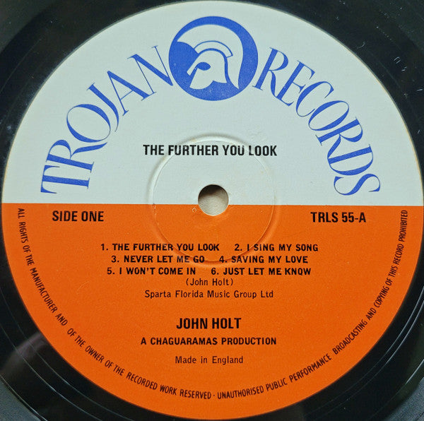John Holt : The Further You Look (LP, Album)