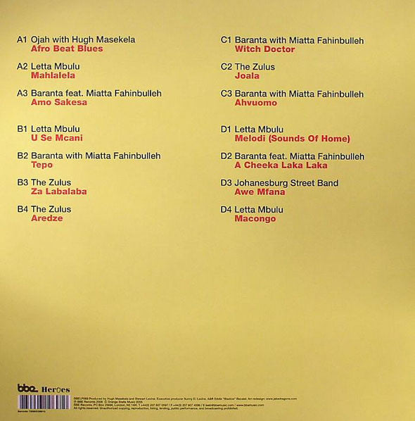 Hugh Masekela : The Chisa Years 1965-1976 (Rare And Unreleased) (2xLP, Comp)