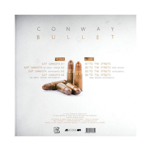 Conway The Machine : Bullet (12", EP, Ltd, Gol)