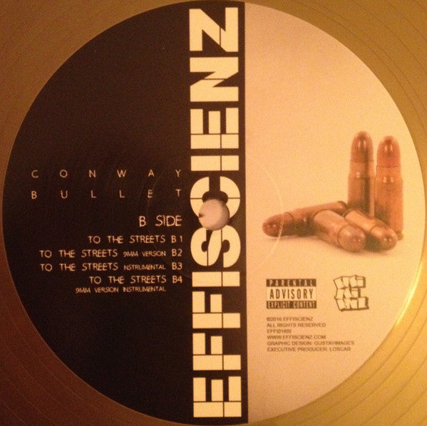 Conway The Machine : Bullet (12", EP, Ltd, Gol)