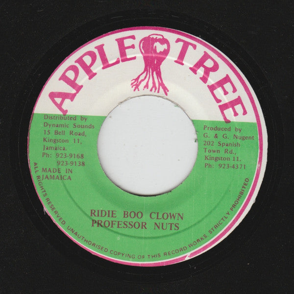Professor Nuts : Ridie Boo Clown (7")