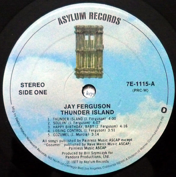 Jay Ferguson : Thunder Island (LP, Album, PRC)