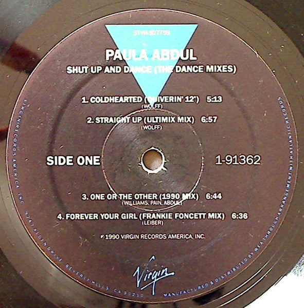 Paula Abdul : Shut Up And Dance (The Dance Mixes) (LP, Comp)