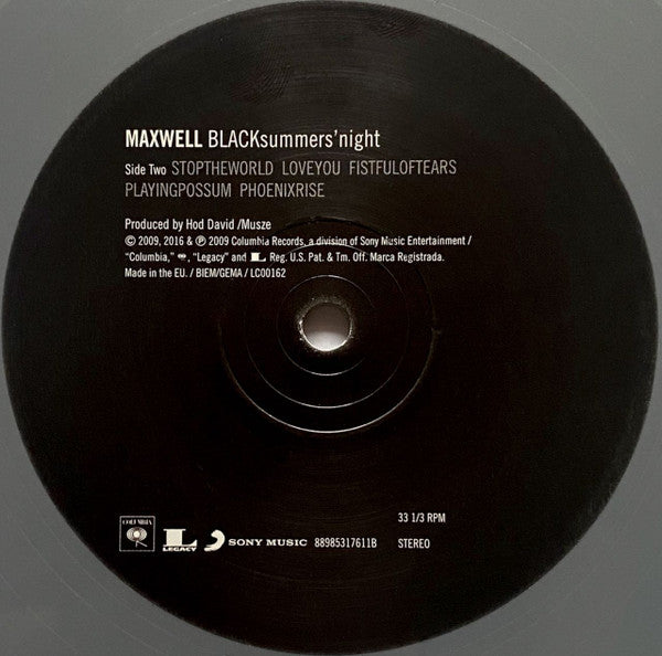 Maxwell : BLACKsummers'night (LP, Album, Ltd, RM, Met)