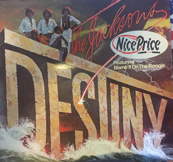 The Jacksons : Destiny (LP, Album, Whi)