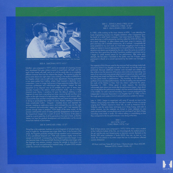 Carl Stone : Electronic Music From The Seventies And Eighties (3xLP, Album, Comp, RM)
