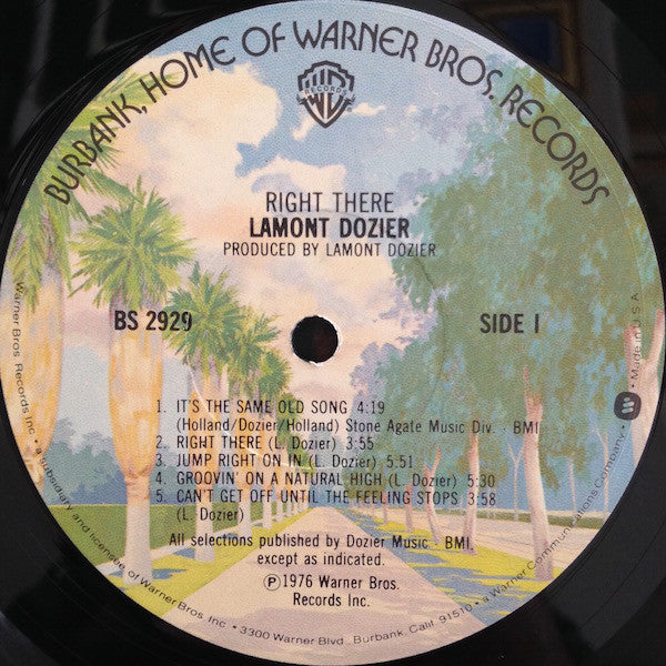 Lamont Dozier : Right There (LP, Album, Los)