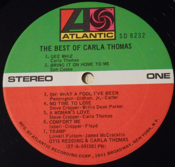 Carla Thomas : The Best Of Carla Thomas (LP, Comp, PR)