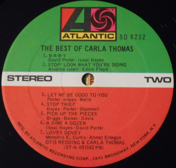Carla Thomas : The Best Of Carla Thomas (LP, Comp, PR)