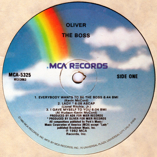 Oliver Cheatham : The Boss (LP, Album, Glo)