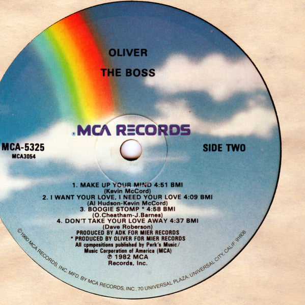 Oliver Cheatham : The Boss (LP, Album, Glo)