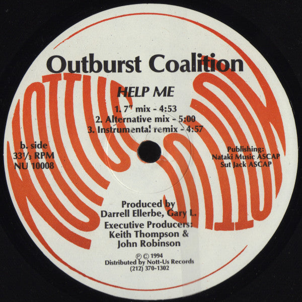 Outburst Coalition : Help Me (12")