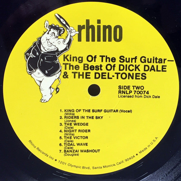 Dick Dale & The Del-Tones* : King Of The Surf Guitar - The Best Of Dick Dale & The Del-Tones (LP, Comp)