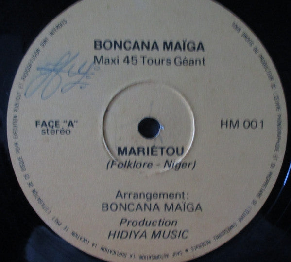 Boncana Maïga : Mariétou  (12", Maxi)
