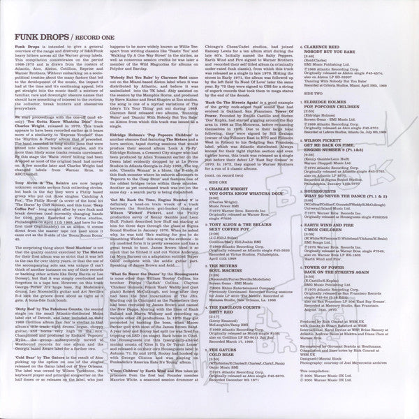Various : Funk Drops (Breaks, Nuggets And Rarities From The Vaults Of Atlantic, ATCO, Reprise And Warner Bros. Records 1968-1974) (2xLP, Comp)