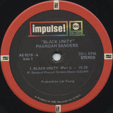 Pharoah Sanders : Black Unity (LP, Album)
