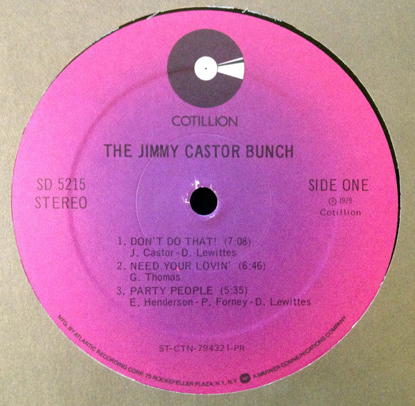 The Jimmy Castor Bunch : The Jimmy Castor Bunch (LP, Album, SRC)