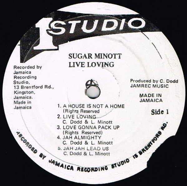 Sugar Minott : Live Loving  (LP, Album, RP)