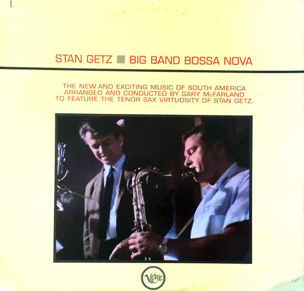 Stan Getz : Big Band Bossa Nova (LP, Album, Gat)