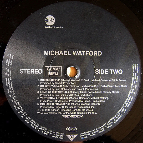 Michael Watford : Michael Watford (LP, Album)