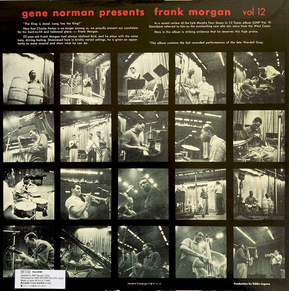 Frank Morgan With Conte Candoli And Machito's Rhythm Section : Frank Morgan (LP, Album, Mono)