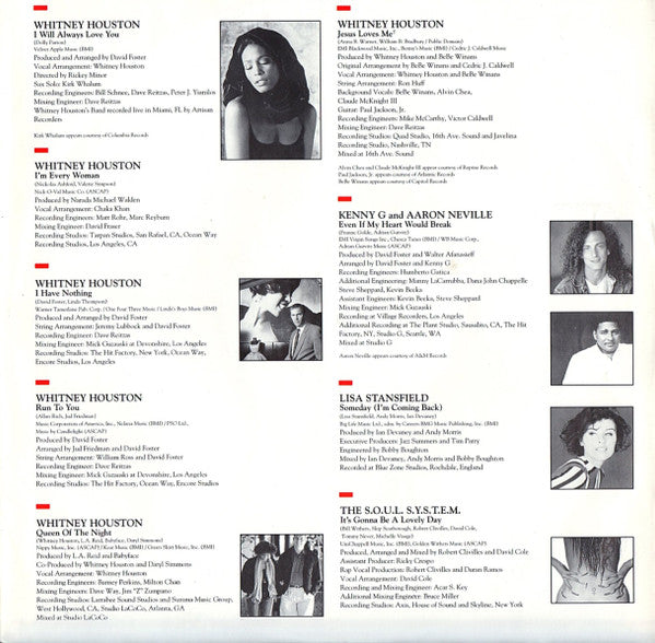 Various : The Bodyguard (Original Soundtrack Album) (LP, Album)